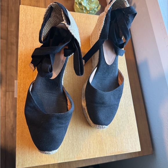 Black Casteñer espadrille wedges Size 40 - Picture 5 of 6